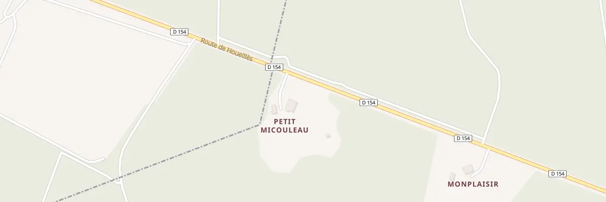 Plan du 1993 Rte de Houeilles à Boussès