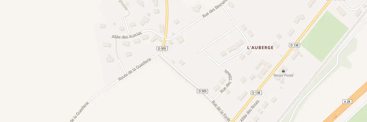 Plan du 10 Rue de la Forêt à Écouves