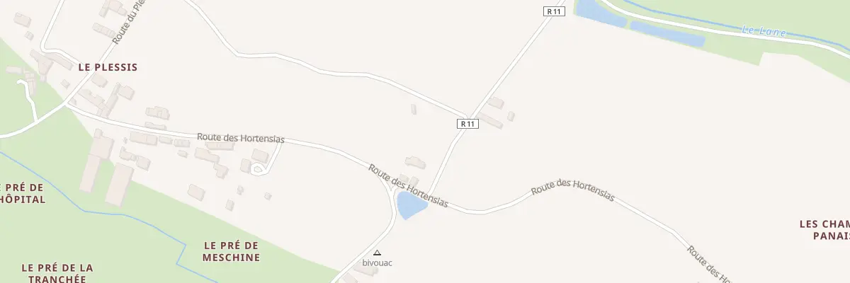 Plan du 35 Le Plessis à Chouzé-sur-Loire