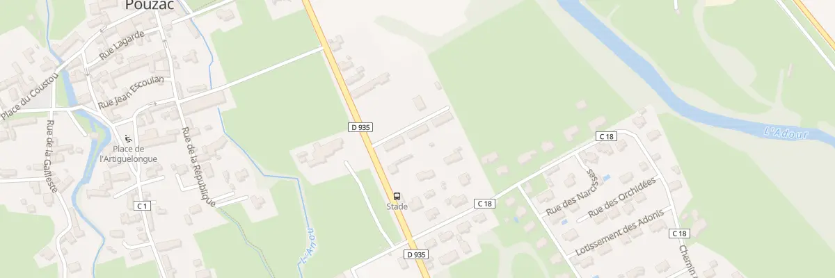 Plan du 67B Av de la Mongie à Pouzac
