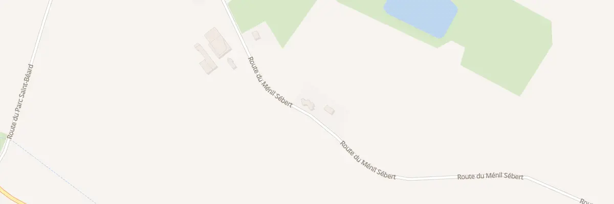 Plan du 3 Rte du Ménil Sébert à Écouves