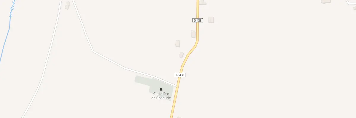 Plan du 3 Rte de Sainte Quitterie à Chadurie