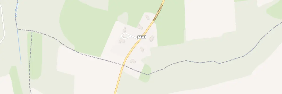 Plan du 44 Rte d’Oléac à Sabalos