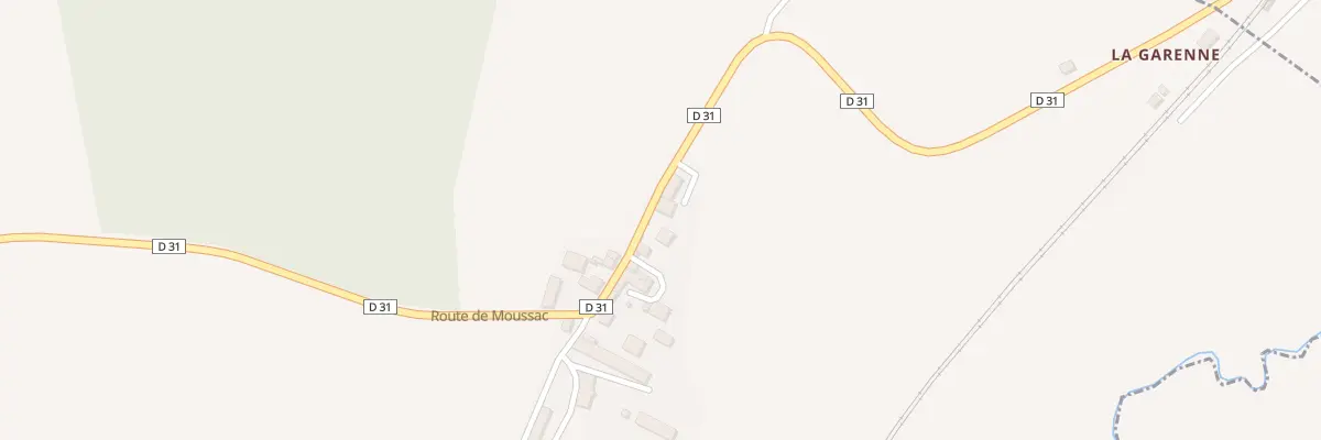 Plan du 6 Rue de Moussac à Charmé