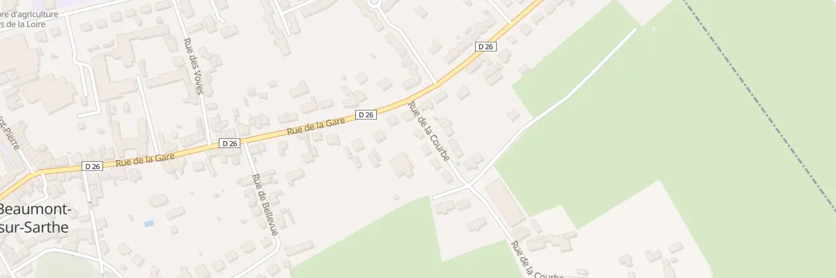 Plan du 4 Rue de la Courbe à Beaumont-sur-Sarthe
