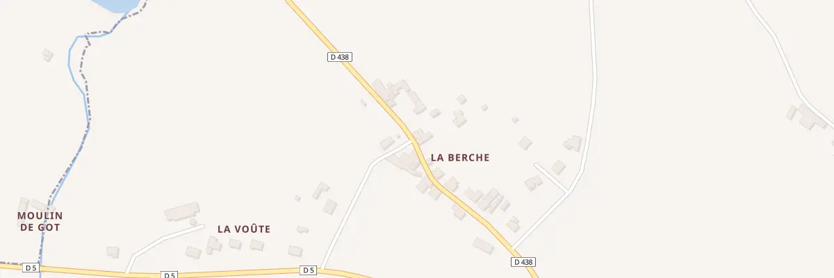 Plan du 14 La Berche à Chadurie