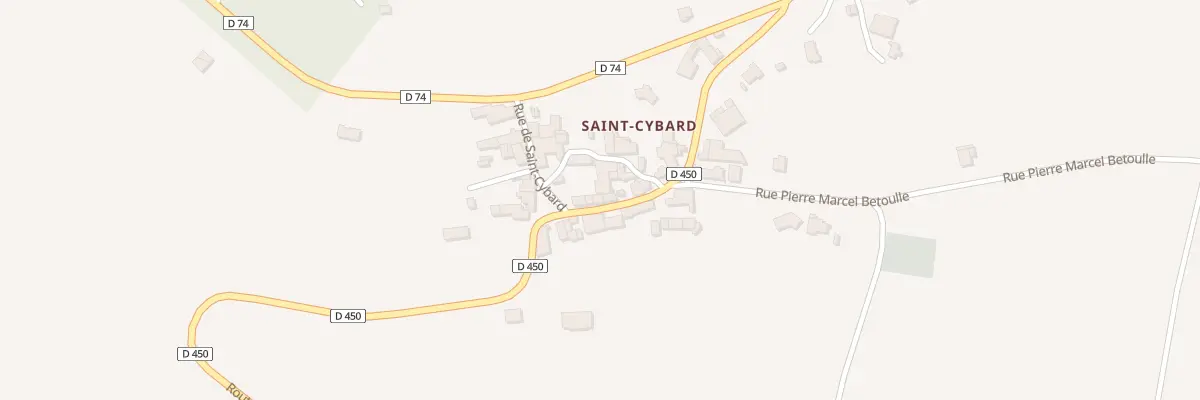 Plan du 8 Rue Saint Cybard à Montmoreau