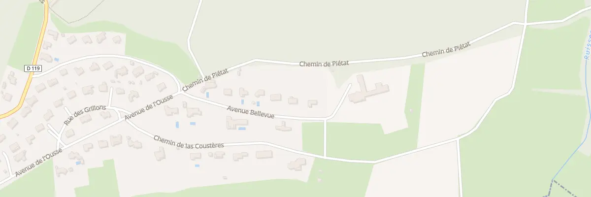 Plan du 11 Av Bellevue à Barbazan-Debat