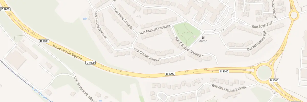 Plan du 10 Rue Claude Bonnier à Angoulême