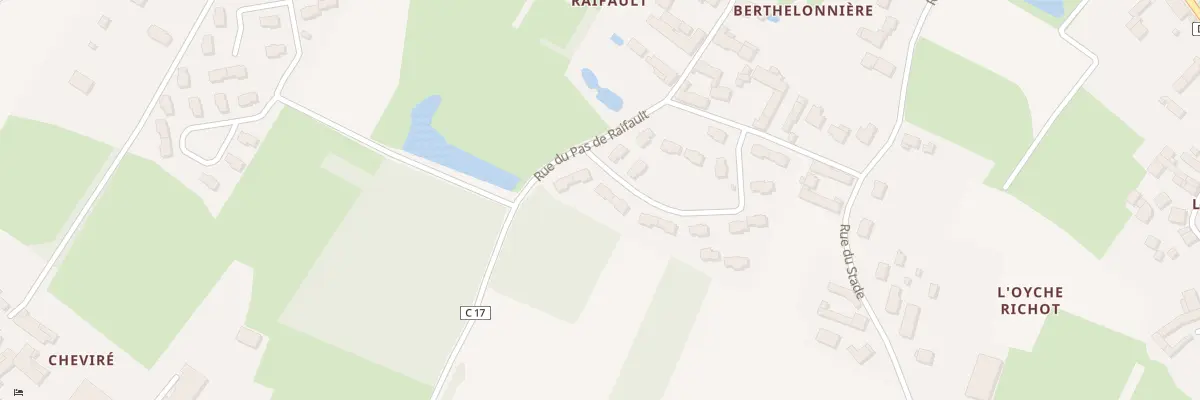 Plan du 1 Rue des Bergeronnettes à Savigny-en-Véron