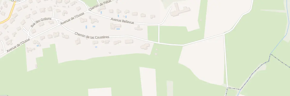 Plan du 14 Che de Las Coustères à Barbazan-Debat