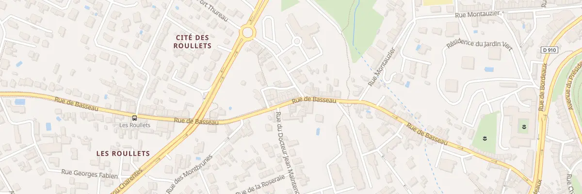 Plan du 96 Rue de Basseau à Angoulême
