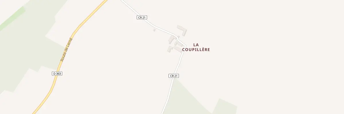 Plan du 11 Rte de Lerné à Thizay