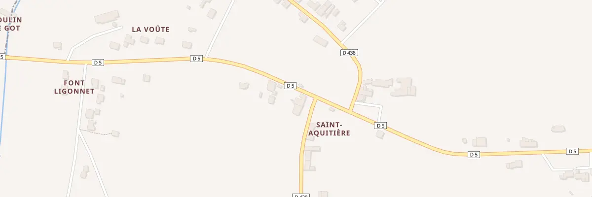 Plan du 15 Rte de Sainte Quitterie à Chadurie