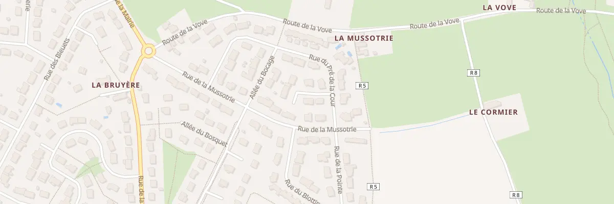 Plan du 6 Imp du Pré de la Cour à Rouillon