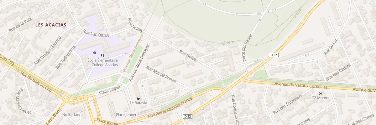 Plan du 23 Rue Hoizey au Havre