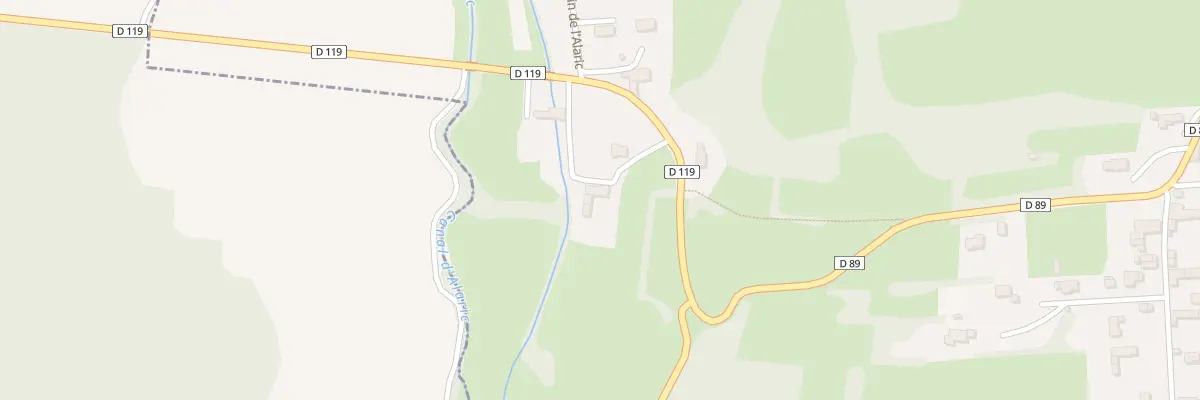 Plan du 6 Rue du Moulin à Castéra-Lou