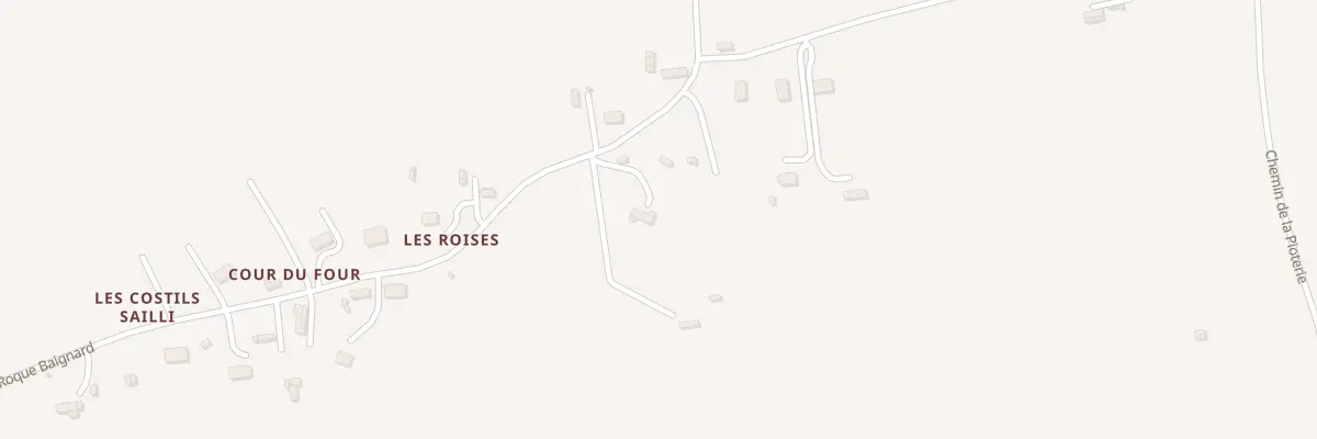Plan du 5097 Les Roises à Formentin