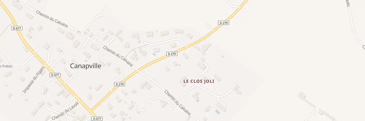 Plan du 12 Rte Englesqueville à Canapville
