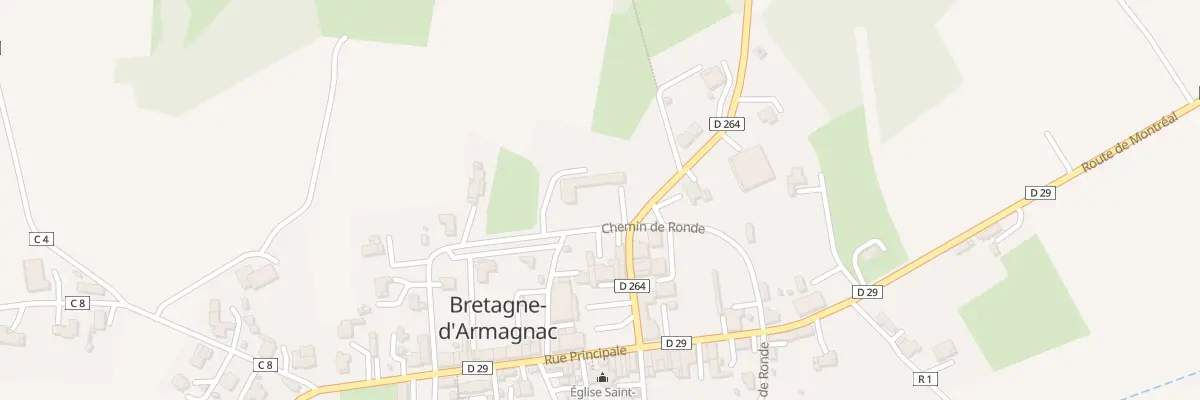 Plan du 60 Che de Ronde à Bretagne-d’Armagnac