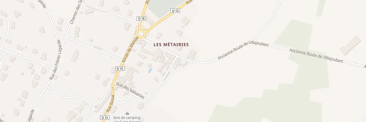 Plan du 6 Rue Ancienne Rte de Villejoube à Saint-Amant-de-Boixe