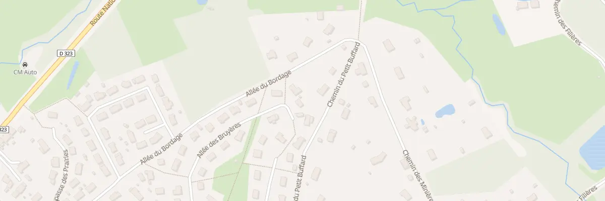 Plan du 33 All des Bruyeres à Guécélard