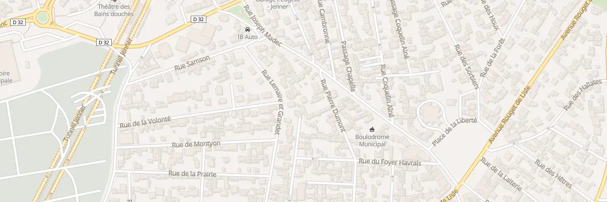 Plan du 19T Rue Pierre Dumont au Havre