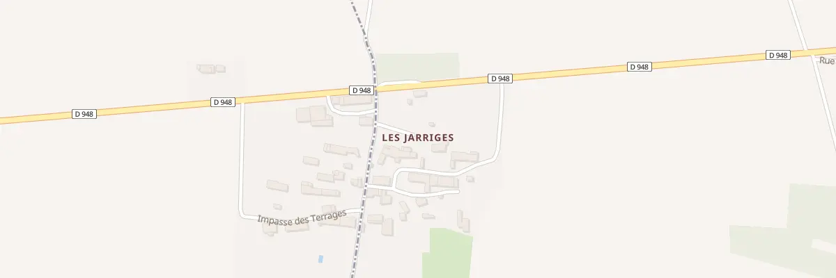 Plan du 1 Imp de l’Aliger Les Jarriges à Limalonges