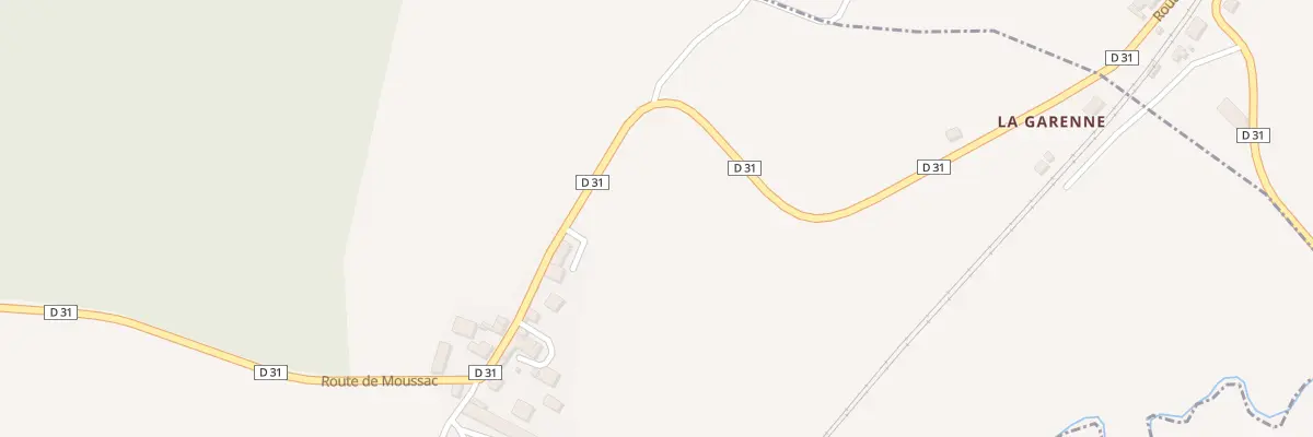 Plan du 8 Rue de Moussac à Charmé