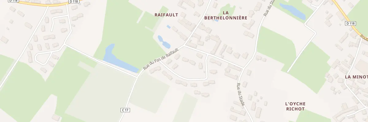 Plan du 11 Rue de la Berthelonnière à Savigny-en-Véron