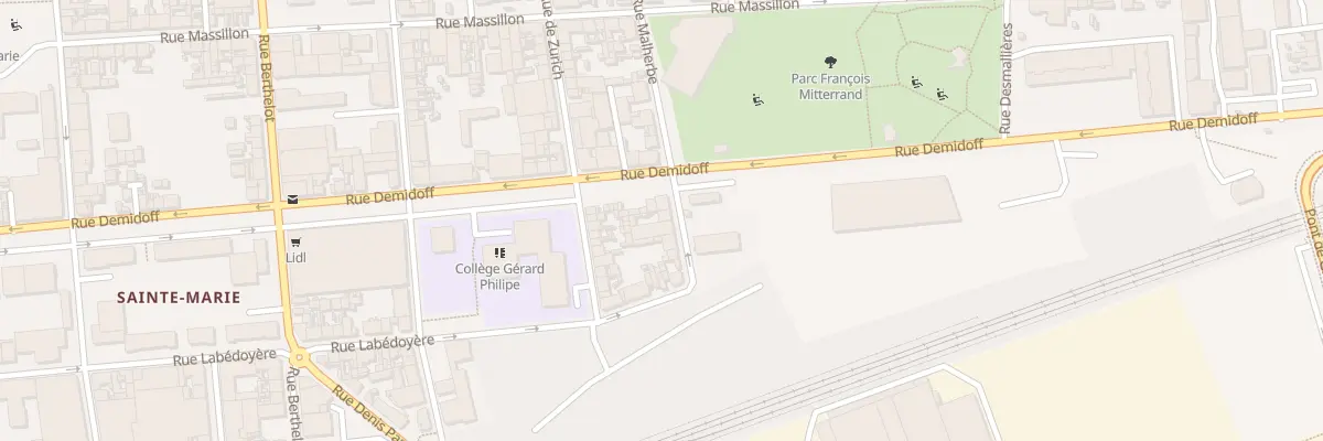 Plan du 11 Rue Malherbe au Havre