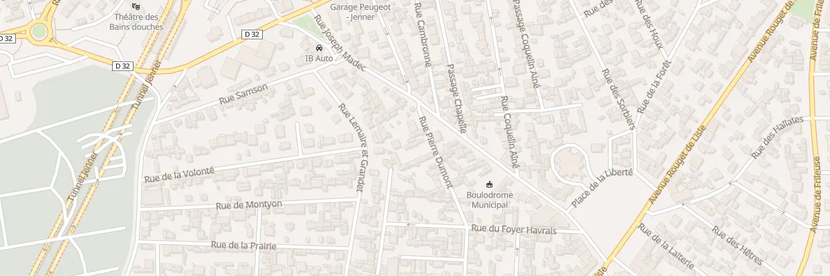 Plan du 21 Rue Pierre Dumont au Havre
