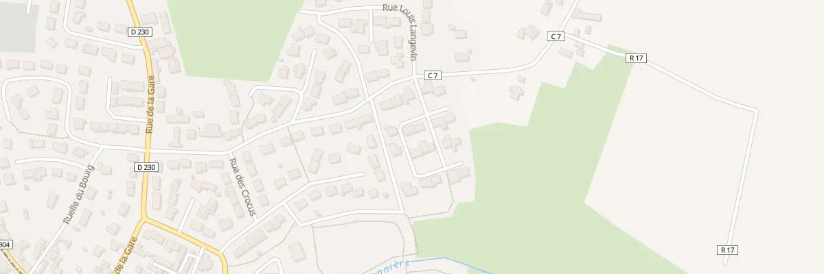 Plan du 3 Rue des Acacias à La Milesse