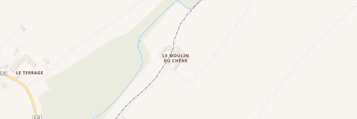 Plan du 4 Le Moulin du Chene à Basses
