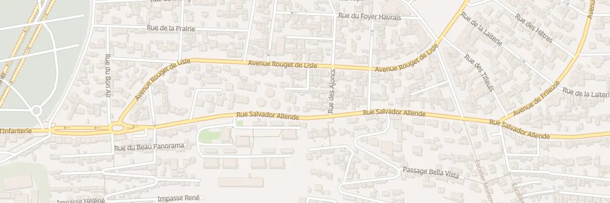 Plan du 47B Rue Salvador Allende au Havre