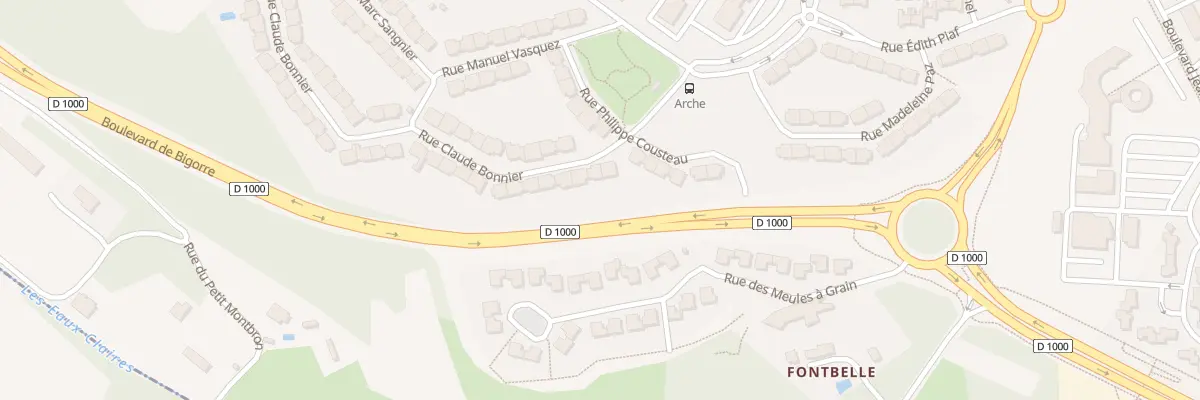 Plan du 3 Rue Claude Bonnier à Angoulême