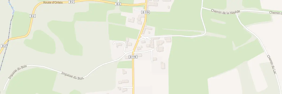 Plan du 10 Rte d’Oléac à Sabalos