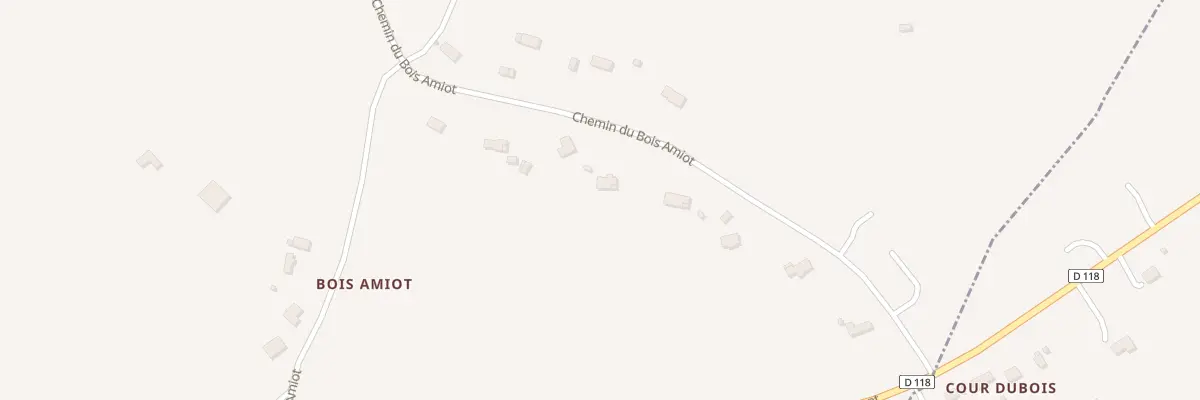 Plan du 5193 Le Bois Amiot à Saint-Étienne-la-Thillaye