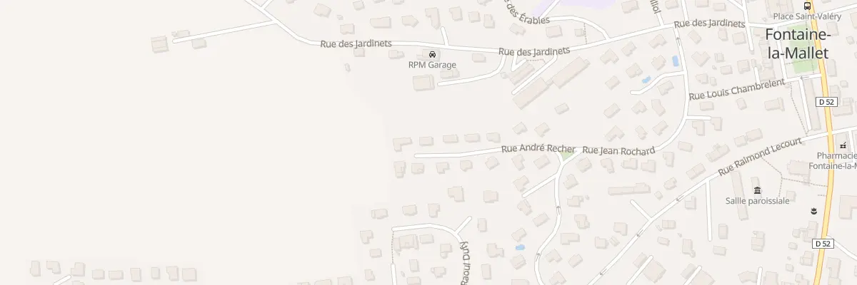 Plan du 3 Rue André Recher à Fontaine-la-Mallet