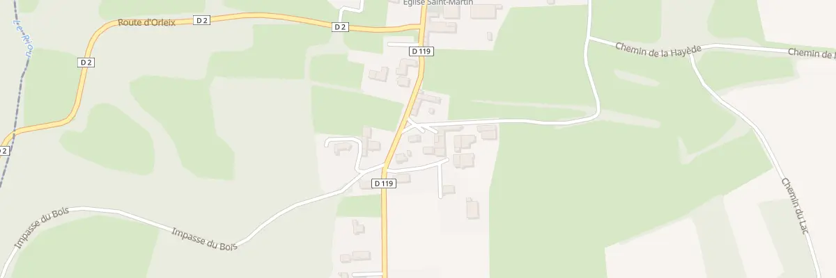 Plan du 1 Che du Leix à Sabalos