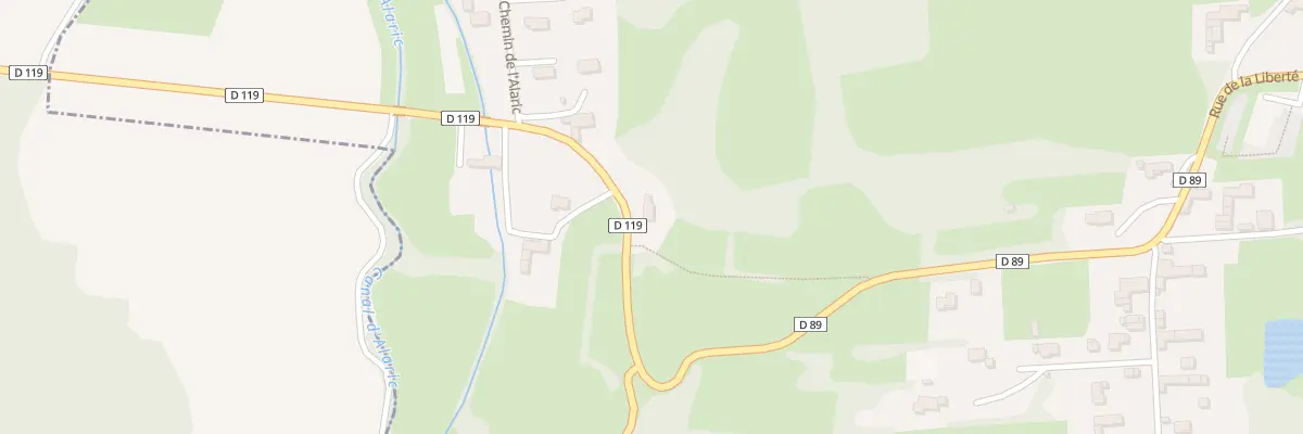 Plan du 7 Rue du Moulin à Castéra-Lou