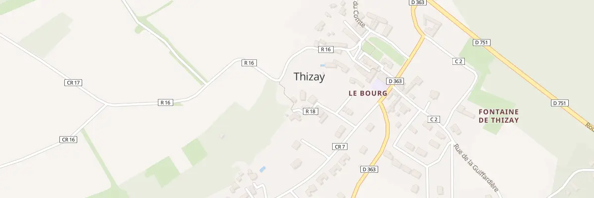 Plan du 14 Val de Verrière à Thizay