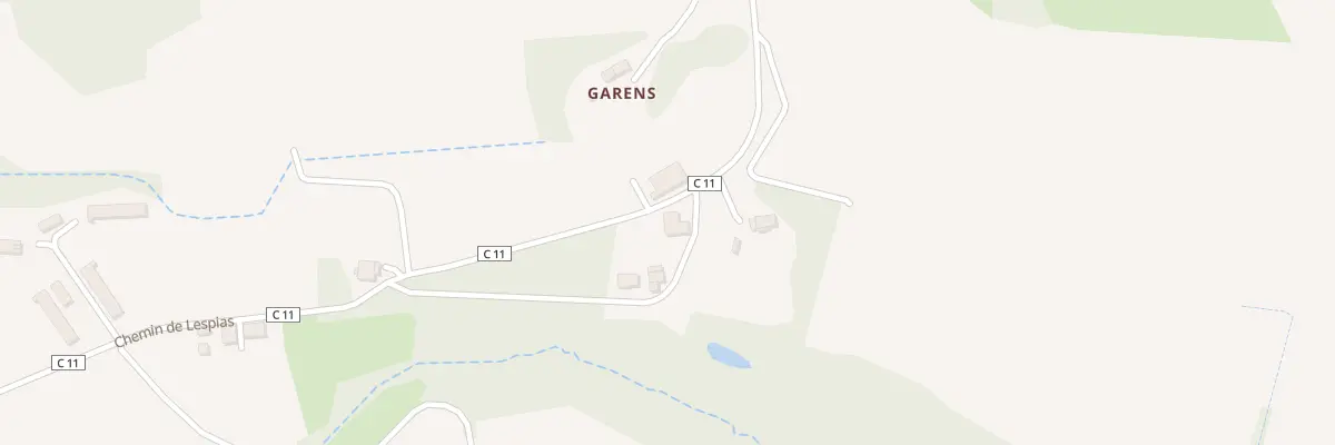 Plan du 729 Che de Lespias à Eauze