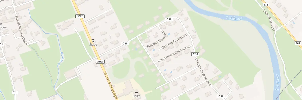 Plan du 5 Rue des Narcisses à Pouzac