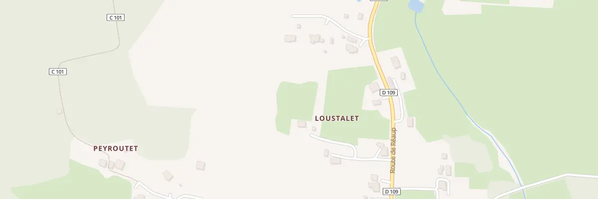 Plan du 433 Rte de Réaup à Sos