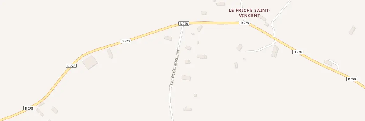 Plan du 5275 Le Friche St Vincent à Saint-Étienne-la-Thillaye