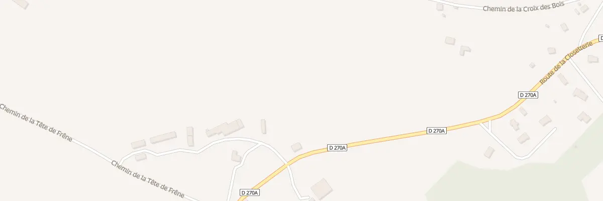 Plan du 2750 Rte de la Closetterie à La Roque-Baignard