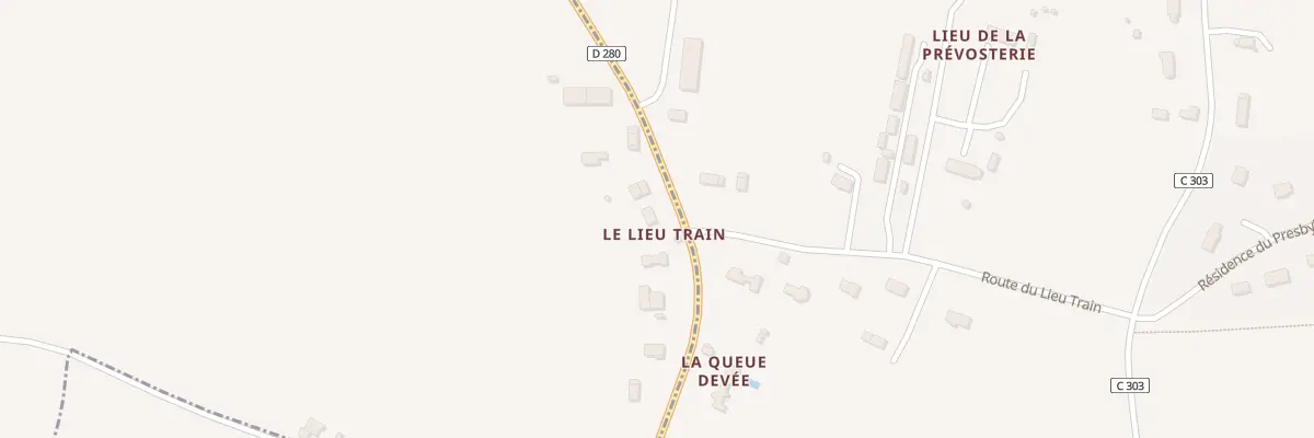 Plan du 315 Rte de Saint-Étienne à Beaumont-en-Auge