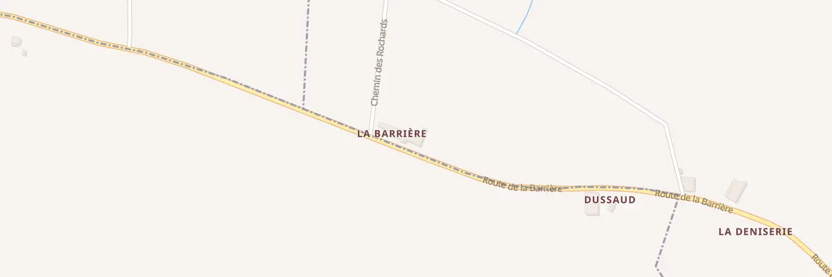 Plan du 790 Rte de la Barrière à Saint-Géraud