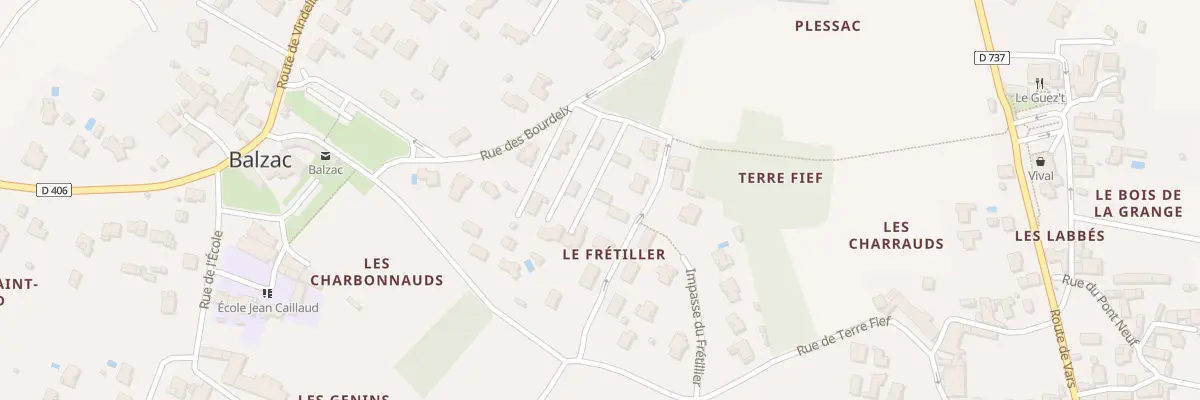 Plan du 4B Imp du Maine à Balzac